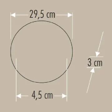 PANEL LED X-PLUS S.Ü.YUVARLAK 55W GÜNIŞIĞI CATA