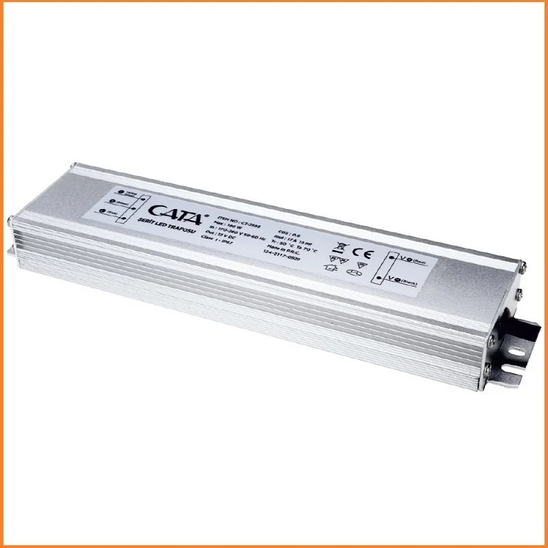 LED TRAFOSU 12V 200W 17A IP67 CATA