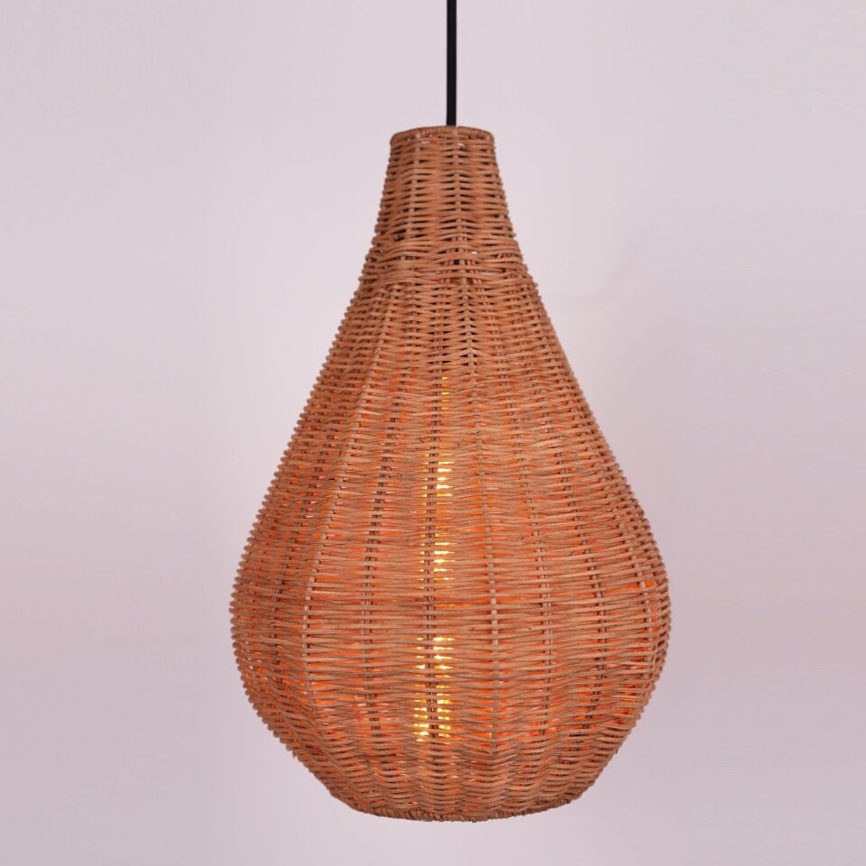 OLR289 PİANTA RATTAN SARKIT 28X40 CM OIA LIGHT