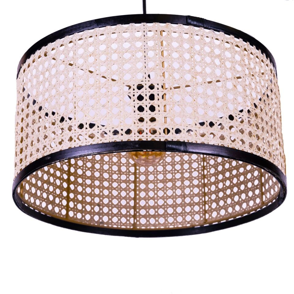 OLR291 LEONİS RATTAN SARKIT 40X19 CM OIA LIGHT