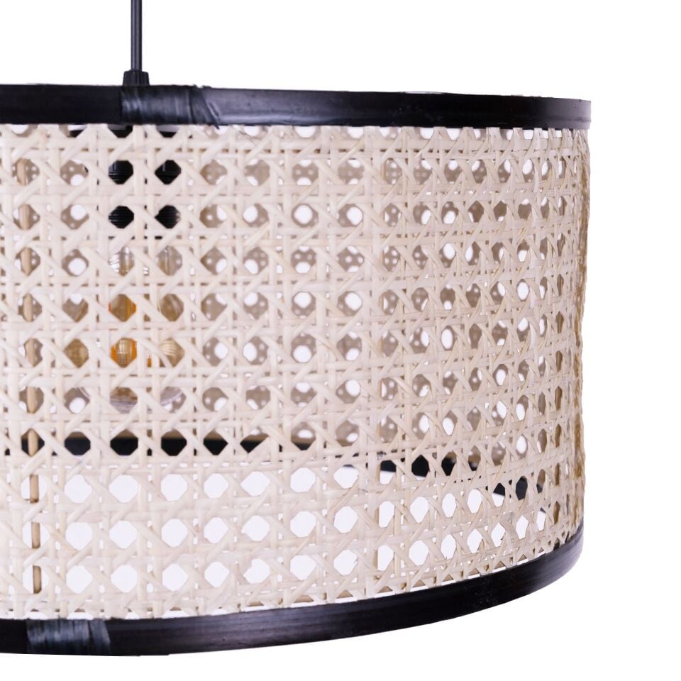 OLR291 LEONİS RATTAN SARKIT 40X19 CM OIA LIGHT