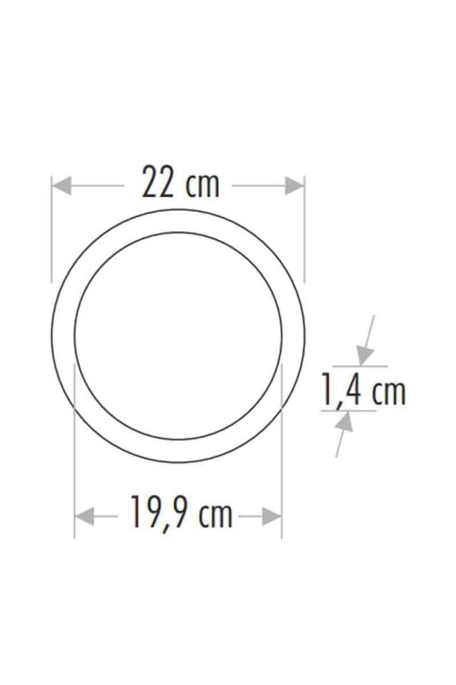 PANEL LED 18W BEYAZ CATA DC:Q199