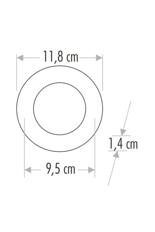 PANEL LED 6W BEYAZ CATA DC:Q100