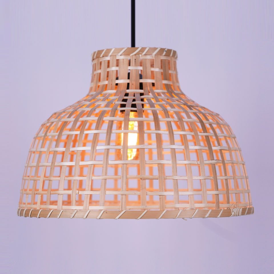 OLB159 FİDES BAMBU SARKIT D36XH25CM OIA LIGHT
