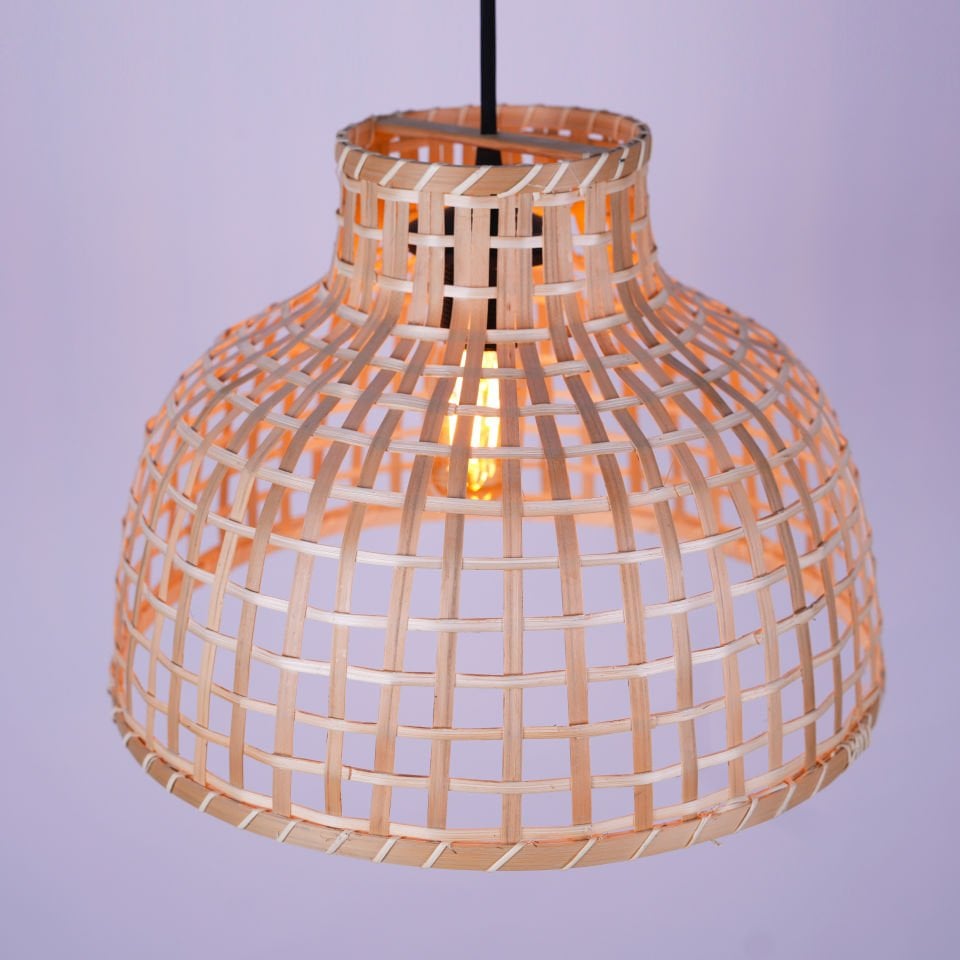 OLB159 FİDES BAMBU SARKIT D36XH25CM OIA LIGHT