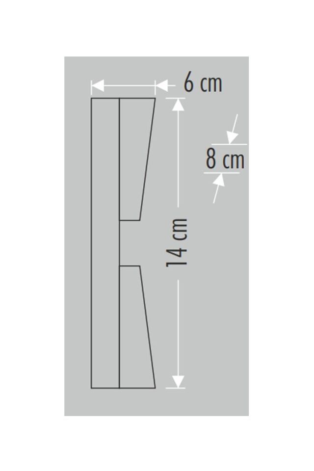 CT-7065 RODOS 3200K DUVAR APLİK CATA