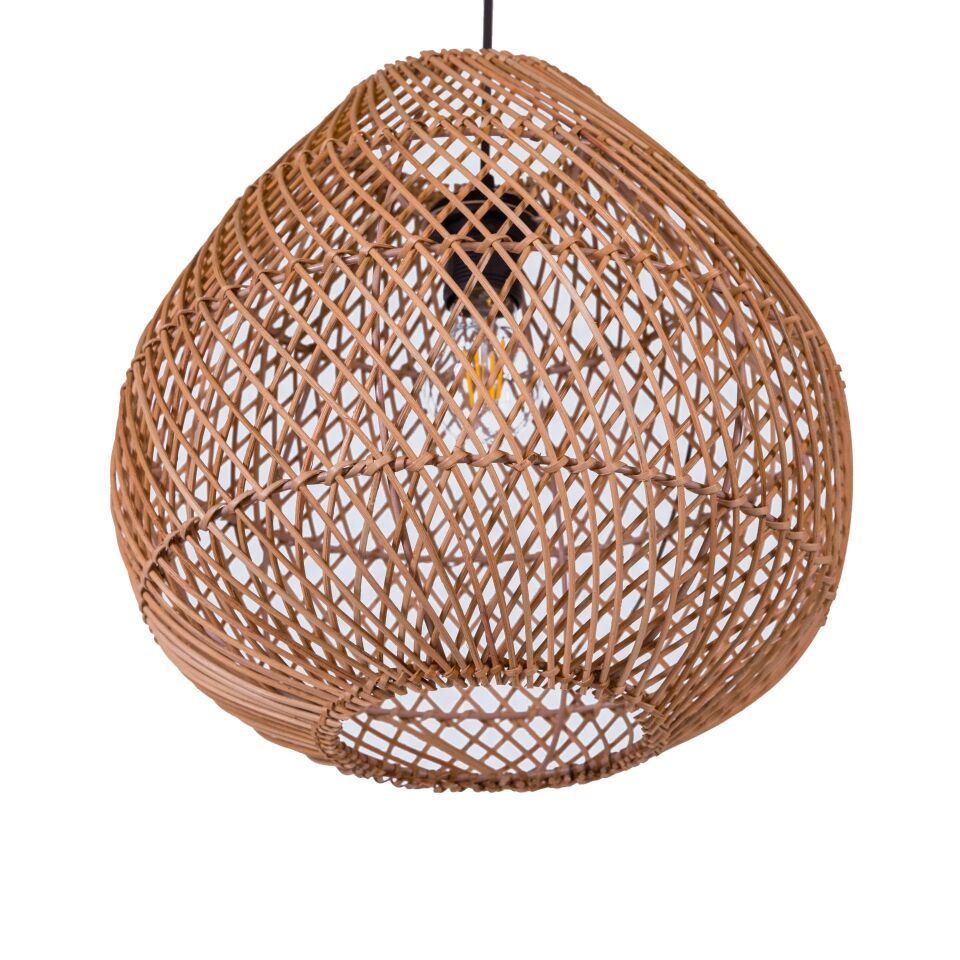 OLR296 LENİ RATTAN SARKIT D35CM X H35CM OIA LIGHT
