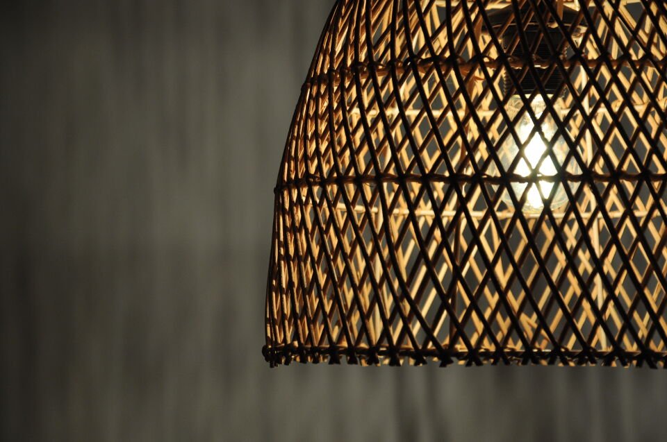 OLR299 FRİGG RATTAN SARKIT D35CM X H33CM OIA LIGHT