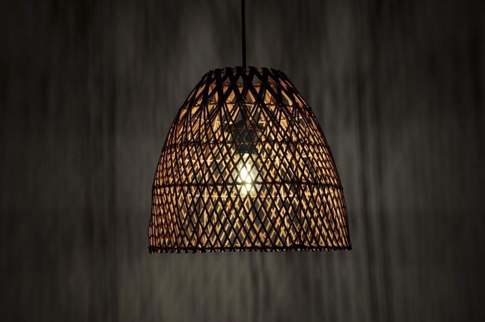 OLR299 FRİGG RATTAN SARKIT D35CM X H33CM OIA LIGHT