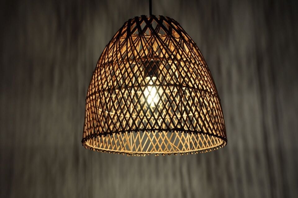 OLR299 FRİGG RATTAN SARKIT D35CM X H33CM OIA LIGHT