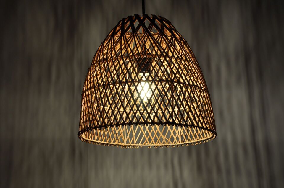 OLR299 FRİGG RATTAN SARKIT D35CM X H33CM OIA LIGHT