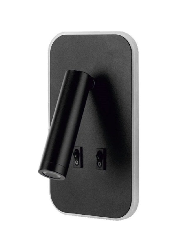 13W SİYAH KASA 3000K TUVALU LED APLİK CATA