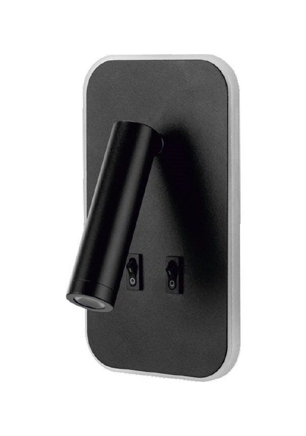 13W SİYAH KASA 3000K TUVALU LED APLİK CATA