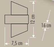 GOZO 10W 3200K IP64 DUVAR APLİK CATA