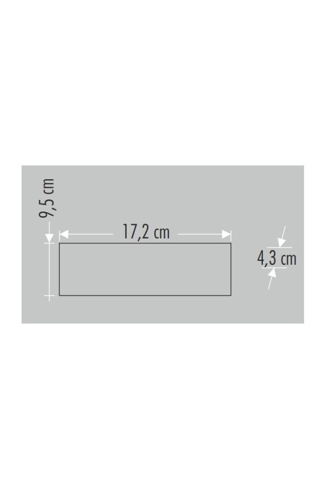 12W HAİTİ LED APLİK GÜNIŞIĞI (DIŞ MEKAN) CATA