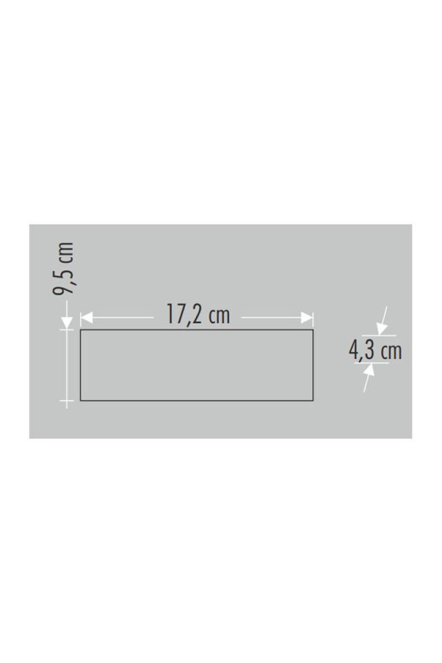 12W HAİTİ LED APLİK GÜNIŞIĞI DIŞ MEKAN CATA