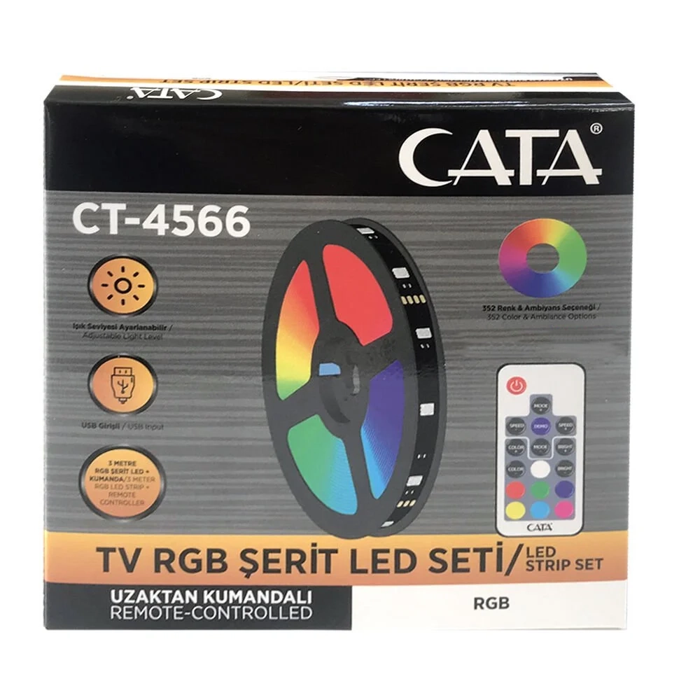 RGB USB TV LED (3 MT) CATA