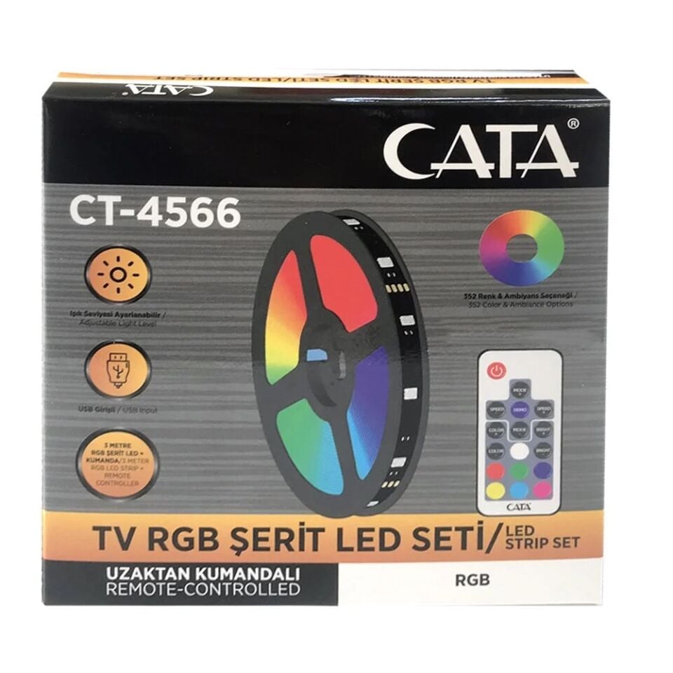 RGB USB TV LED (3 MT) CATA