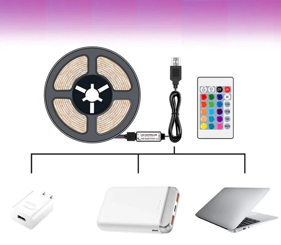 RGB USB TV LED (3 MT) CATA