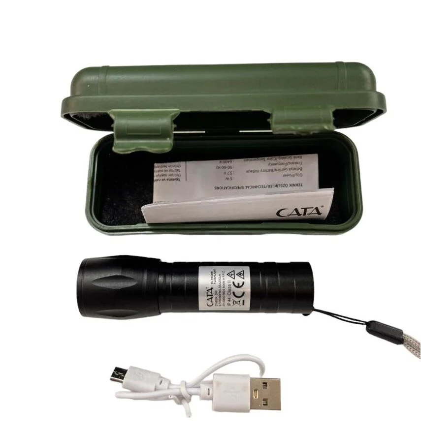 CT-8024 10W POLİS EL FENERİ (BEYAZ)