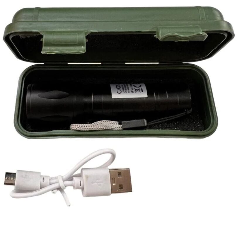 CT-8024 10W POLİS EL FENERİ (BEYAZ)