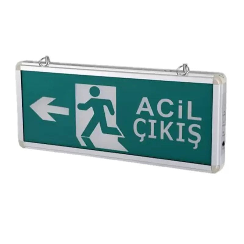 EXIT ÇIKIŞ ARMATÜRÜ LEDLİ 3 SAAT AKÜLÜ CATA