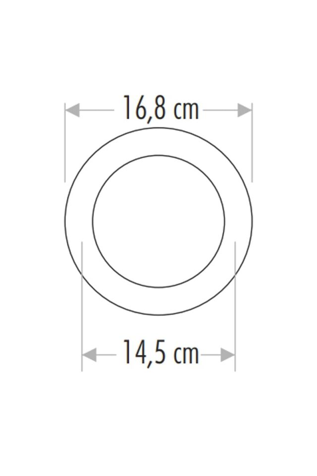 PANEL LED 12W 6500K CATA DC:Q150