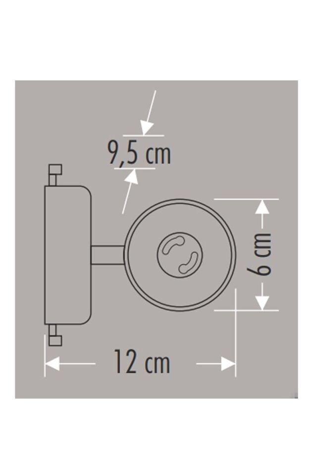 ORION RAY SPOT ARMATÜRÜ SİYAH KASA GU-10 CATA