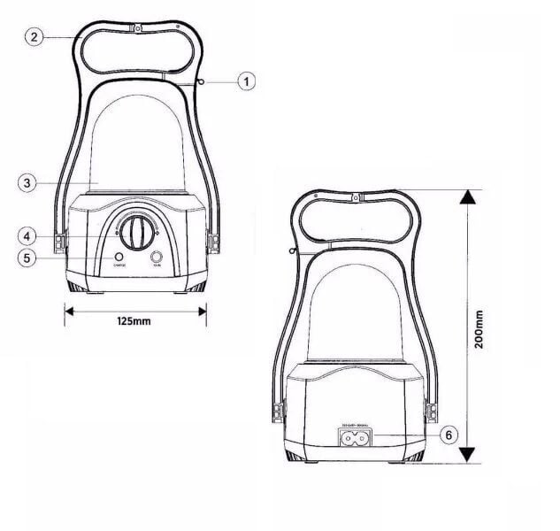 CT-9950 GEMİCİ EL FENERİ CATA