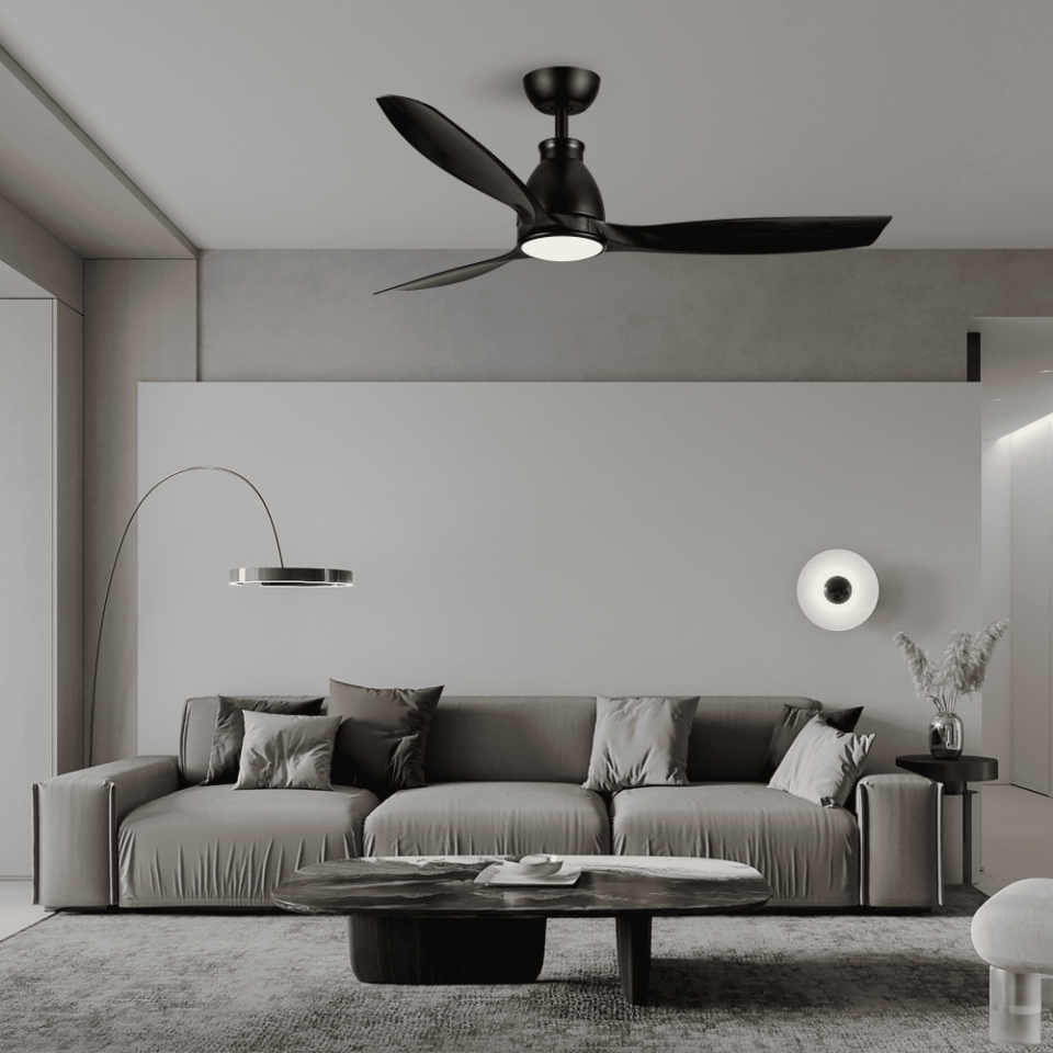 42B1137 TAVAN VANT. MAT SİYAH 3KNT LAMBALI OIALIGH