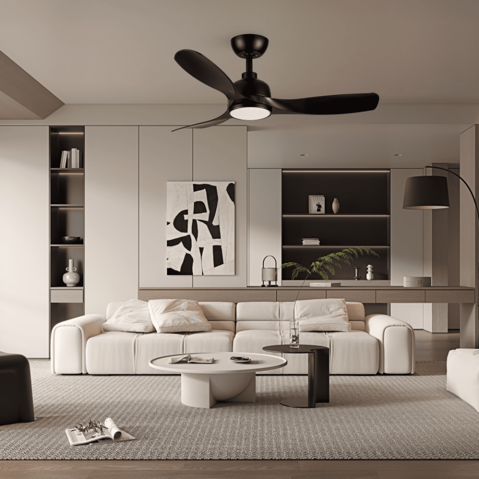 42B1189 TAVAN VANT. MAT SİYAH 3KNT LAMBALI OIALIGH