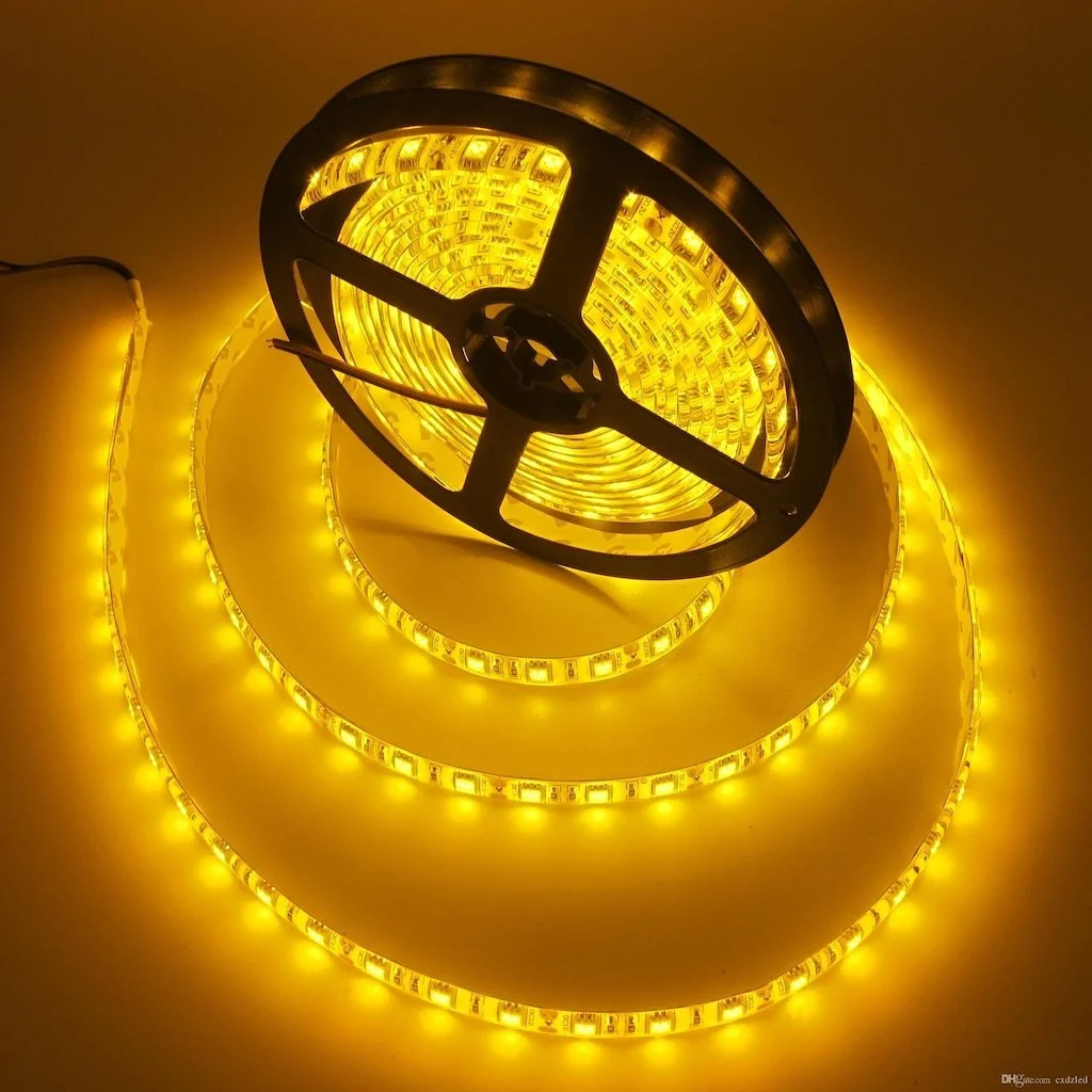 ŞERİT LED 3 ÇİP DIŞ MEKAN AMBER 60LED CATA