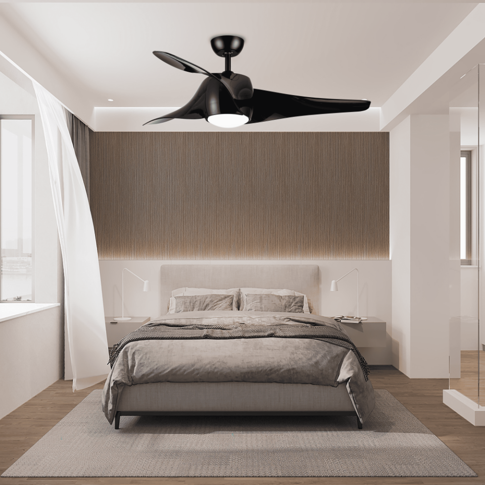 52B1013 TAVAN VANT. MAT SİYAH 3KNT LAMBALI OIALIGH