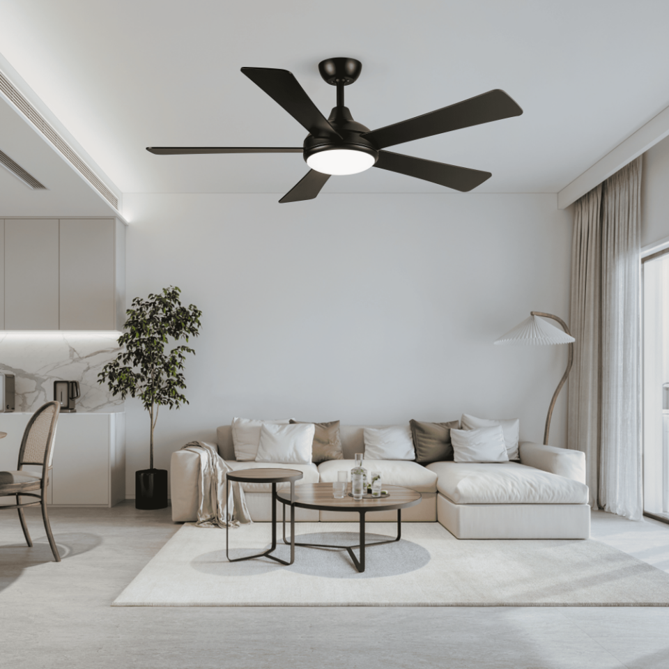 52B1213 TAVAN VANT. MAT SİYAH 5KNT LAMBALI OIALIGH