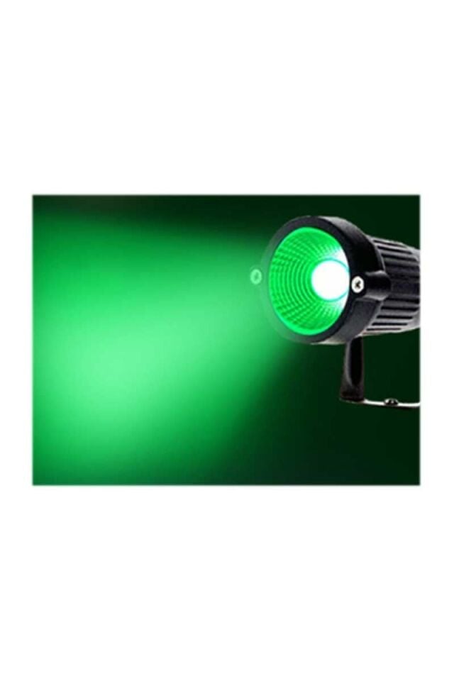 7W LED KAZIKLI BAHÇE ARMATÜRÜ YEŞİL CATA