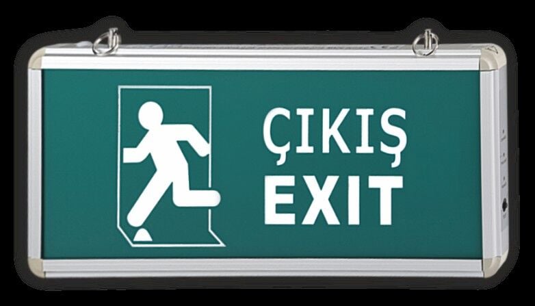 EXIT ÇIKIŞ ARMATÜRÜ LEDLİ 3 SAAT AKÜLÜ CATA