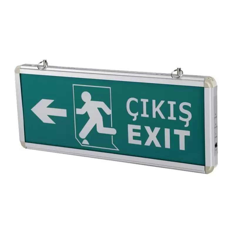 EXIT ÇIKIŞ ARMATÜRÜ LEDLİ 3 SAAT AKÜLÜ CATA