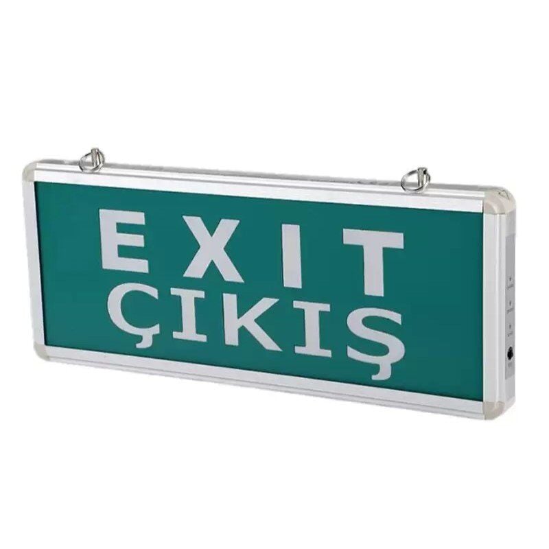 EXIT ÇIKIŞ ARMATÜRÜ LEDLİ 3 SAAT AKÜLÜ CATA