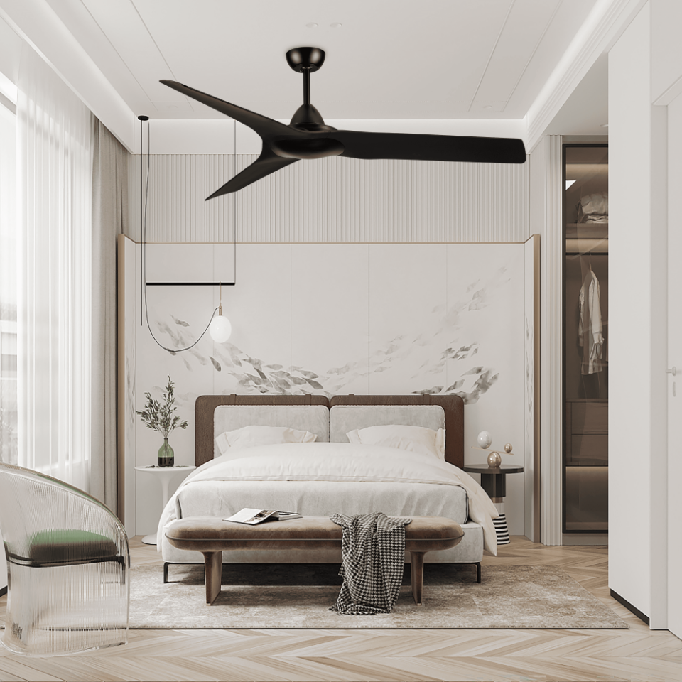 52B1069N TAVAN VANT. MAT SİYAH 3KNT LAMBASIZ OIALI