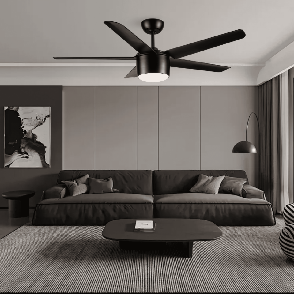 52B1217 TAVAN VANT. MAT SİYAH 5KNT LAMBALI OIALIGH