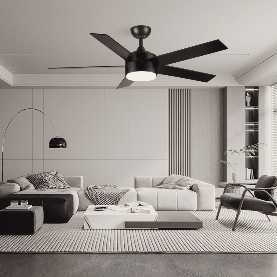 52B1084 TAVAN VANT. MAT SİYAH 5KNT LAMBALI OIALIGH