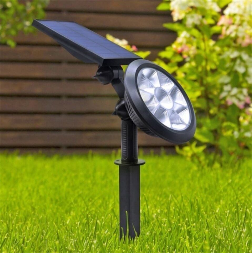 CT-7320A 18W SOLAR KAZIKLI BAHÇE ARM AMBER CATA