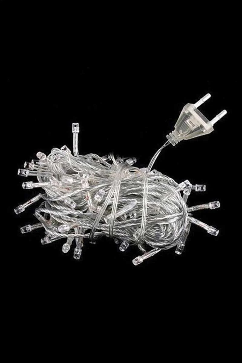 10MT EKLENEBİLİR 100 LEDLİ FLAŞLI BEYAZ CATA