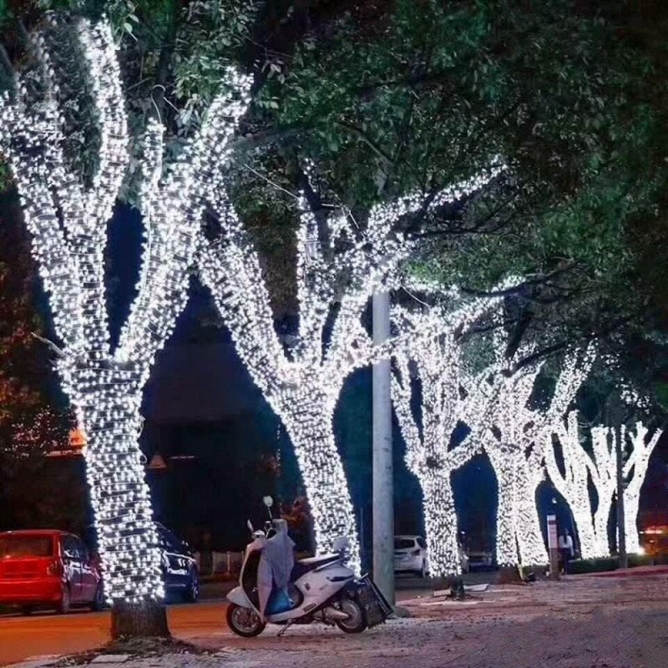 10MT EKLENEBİLİR 100 LEDLİ FLAŞLI BEYAZ CATA