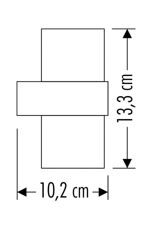 CT-7047 10W 3200K DIŞ MEKAN MODERN LED APLİK CATA