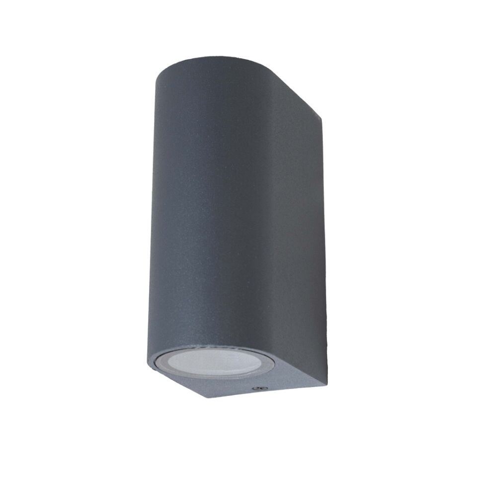 RDS2002 ANTRASİT ÇİFT YÖNLÜ OVAL APLİK IP54 2XGU10