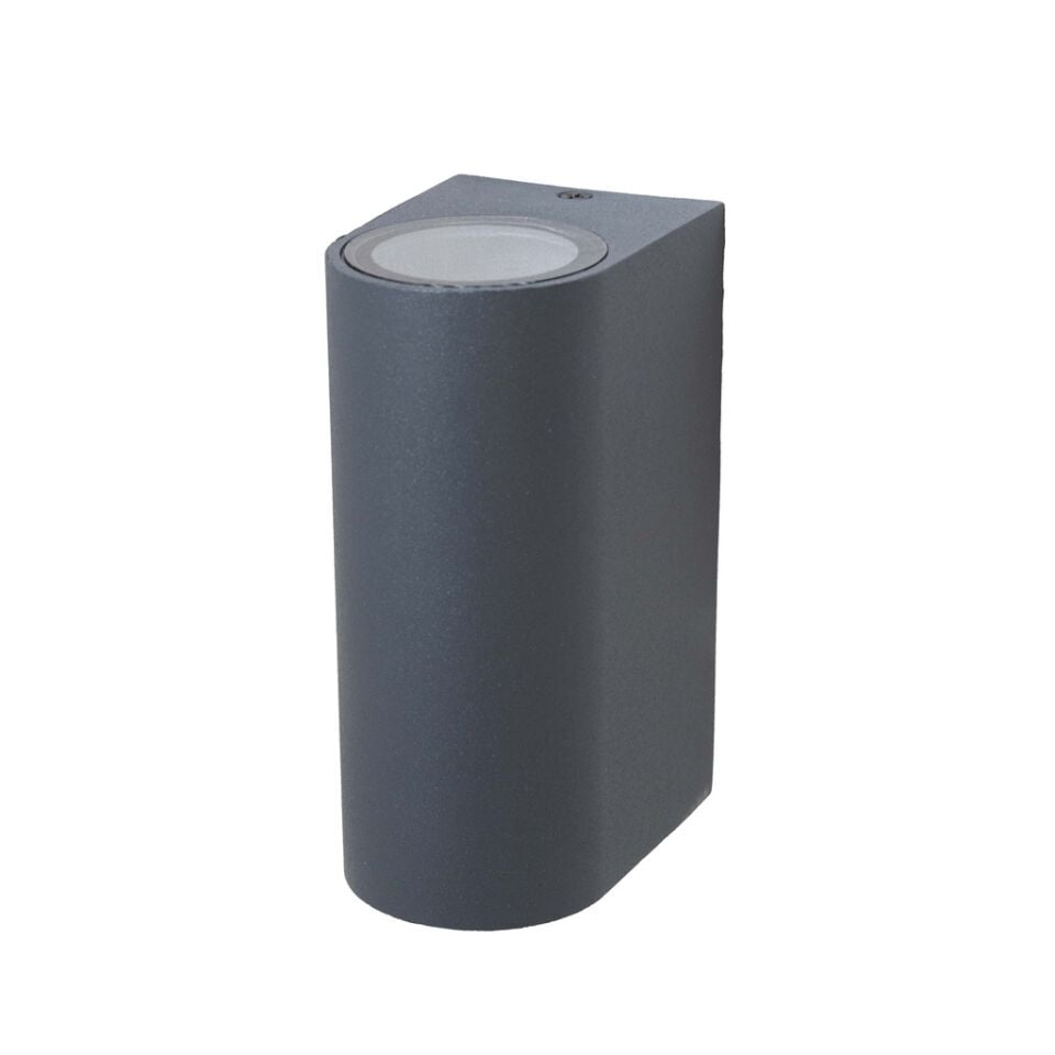 RDS2002 ANTRASİT ÇİFT YÖNLÜ OVAL APLİK IP54 2XGU10