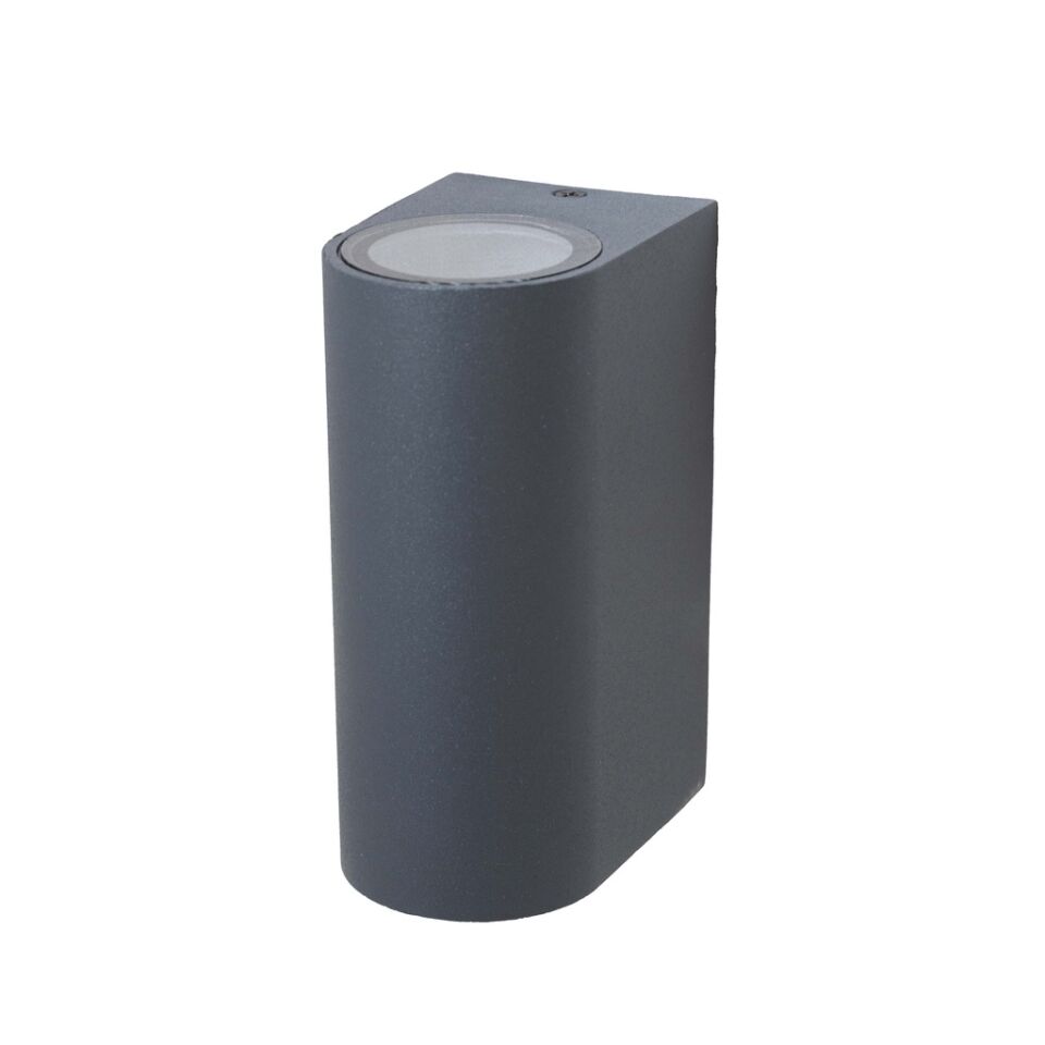 RDS2002 ANTRASİT ÇİFT YÖNLÜ OVAL APLİK IP54 2XGU10