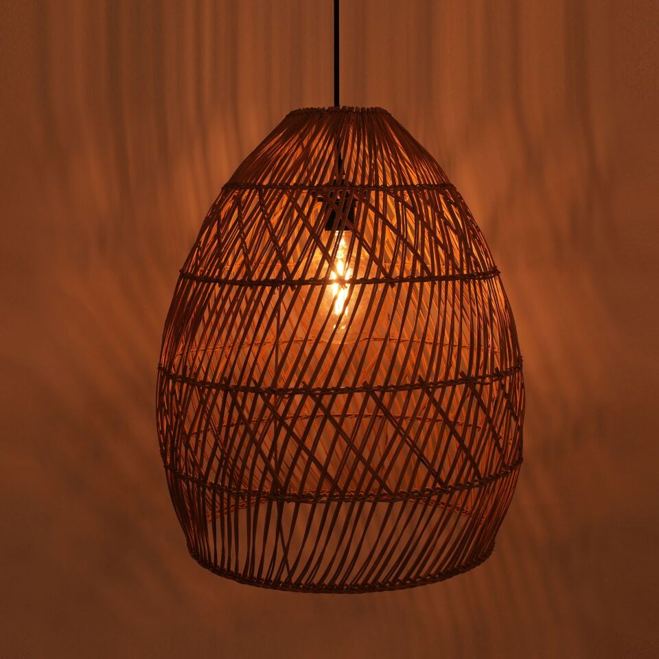 OLR307 ROOT RATTAN SARKIT 42X55 CM OIA LIGHT