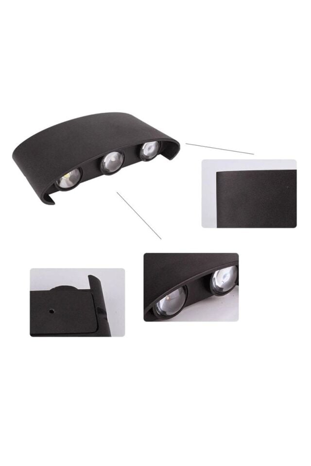 12W HAİTİ LED APLİK AMBER (DIŞ MEKAN) CATA